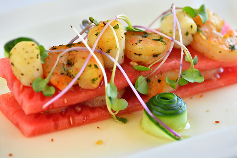 Watermelon and Scallops